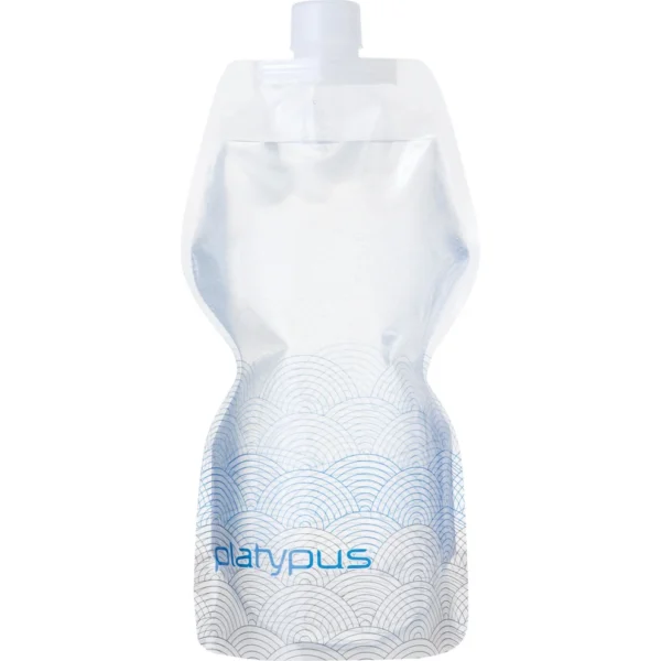 09250_platy_softbottle_waves_closure_cap Platypus Collapsible Water Bottle - 1 Litre