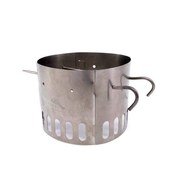 TOAKS - TiStand - Titanium Alcohol Stove Dual Stand en Wind Screen