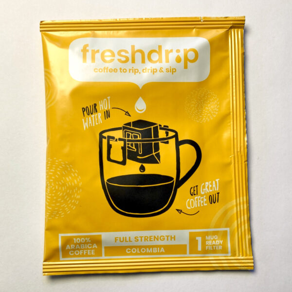 Freshdrip - Columbia - Filter coffee (full strength) - 1 stuk