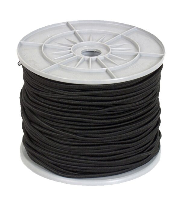 Elastic (black) per meter