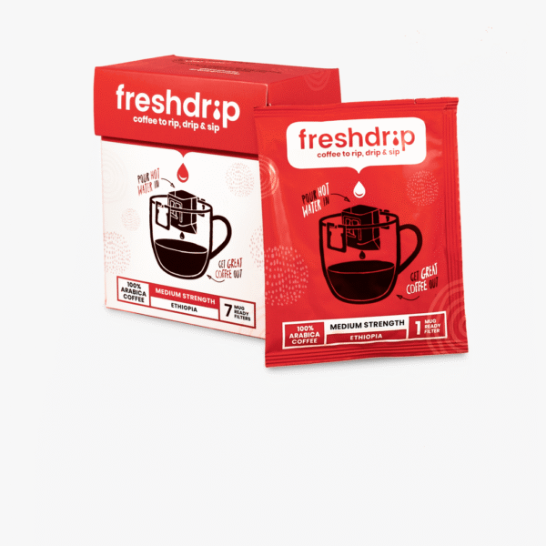 Freshdrip - Ethiopia - Filter coffee (medium strength) - 7 pack
