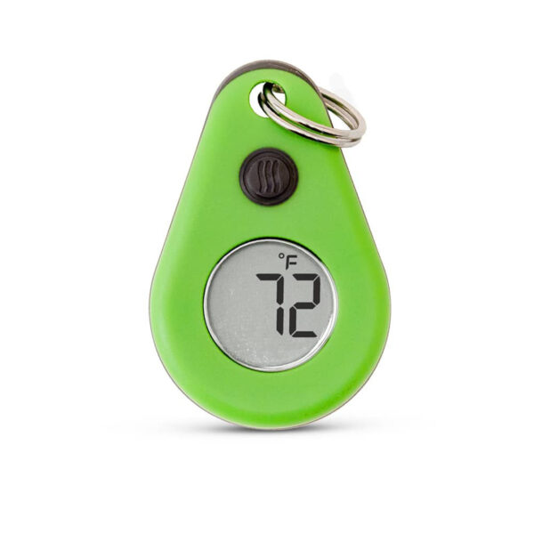 Thermodrop-digitale-thermometer-groen Green ThermoWorks ThermoDrop zipper-pull thermometer