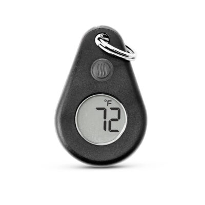 Thermodrop-zipper-pull-thermometer Black ThermoWorks ThermoDrop zipper-pull thermometer with key ring
