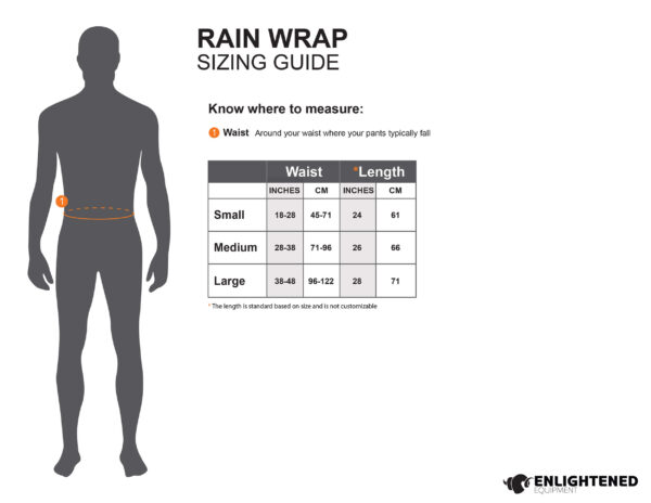 Enlightened Equipment - Rain wrap - Lightweight Outdoor