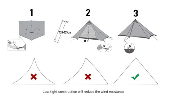 3F UL gear - Lanshan 1 - 1-person tent