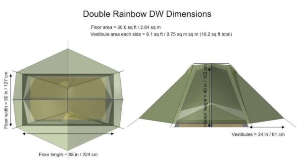 Tarptent - Double Rainbow DW - Ultra fabric
