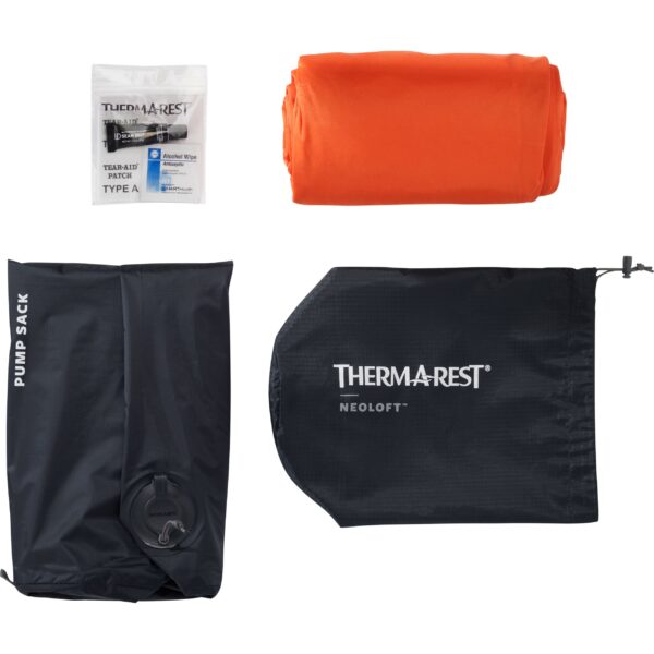 14158_thermarest_neoloft_ember_regularwide_contents.jpg Thermarest - NeoLoft - Sleeping Pad