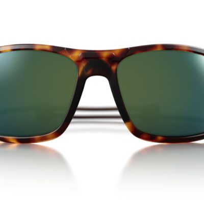 azzurro_tortoise_greyWithGreenMirror_noShields_frontStudio_v01.jpg Ombraz - Azzurro - sunglasses