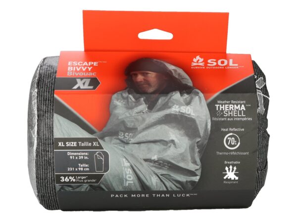 【doorzo】SOL ESCAPE Bivvy XL SOL - Escape Bivvy XL with Hood - Lightweight Outdoor