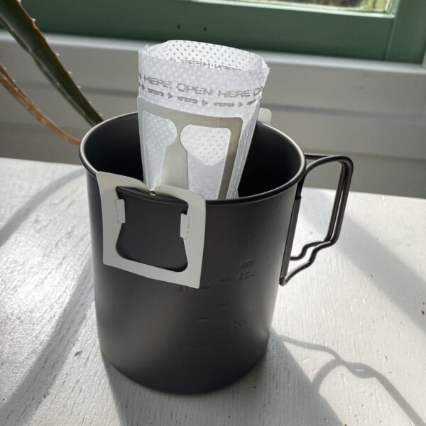 Moss Gear Coffee filter bags - DIY camping filter coffee