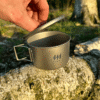 Moss Gear - Titanium Pan / Cup - Flat Version (450 or 600ml)