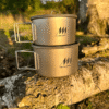 Moss Gear - Titanium Pan / Cup - Flat Version (450 or 600ml)