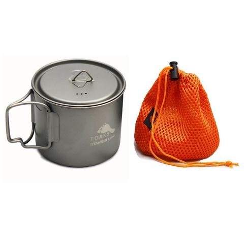 TOAKS - Light Titanium 550ml Pot (Ultralight Version)