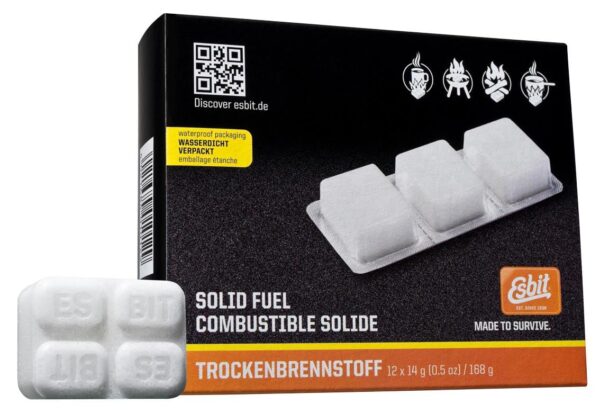 Esbit - Solid Fuel - 12 x 14 gram fuel tablets