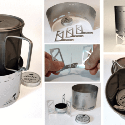 Pot stand - pan support for spirit burner