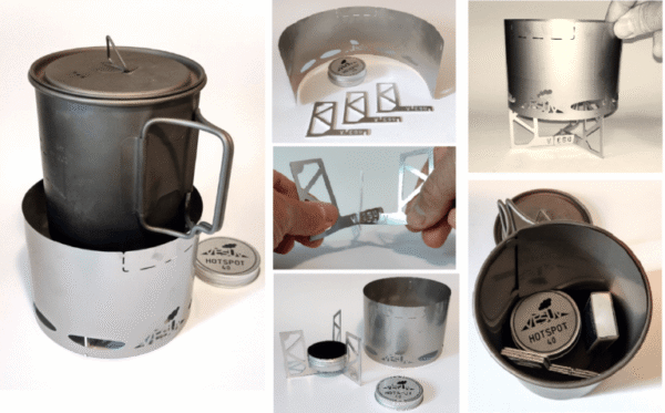 Moss Gear Pot stand - pan support for spirit burner