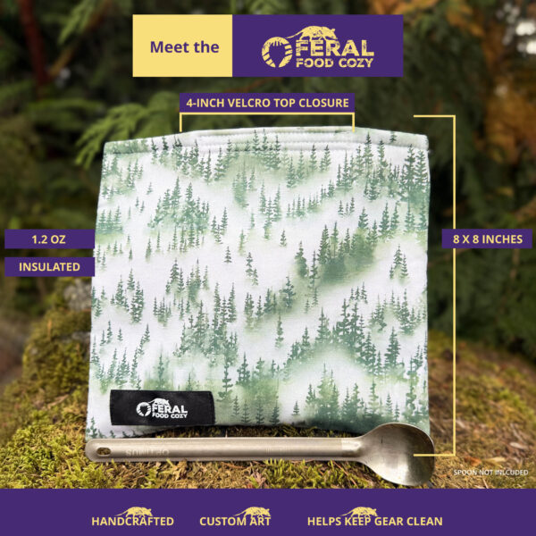 Meet_the_feral_food_cozy_Into_the_trees_8689ba54-0ca8-43c1-ba62-f777c9de031c.jpg Kula Cloth - Feral Food Cozy - insulated meal pouch